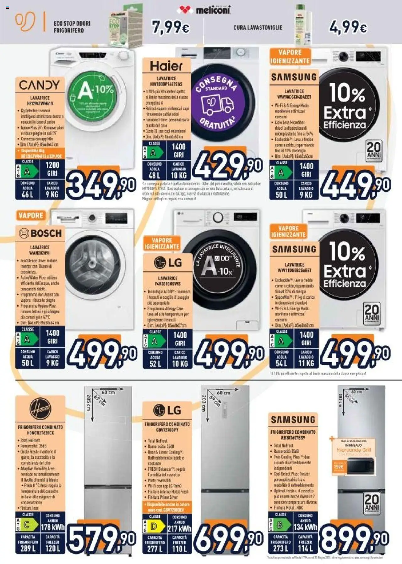 Volantino Unieuro del 30.05.2025 | Pagina: 23 | Prodotti: Lavastoviglie, Frigorifero, Frigorifero combinato, Samsung