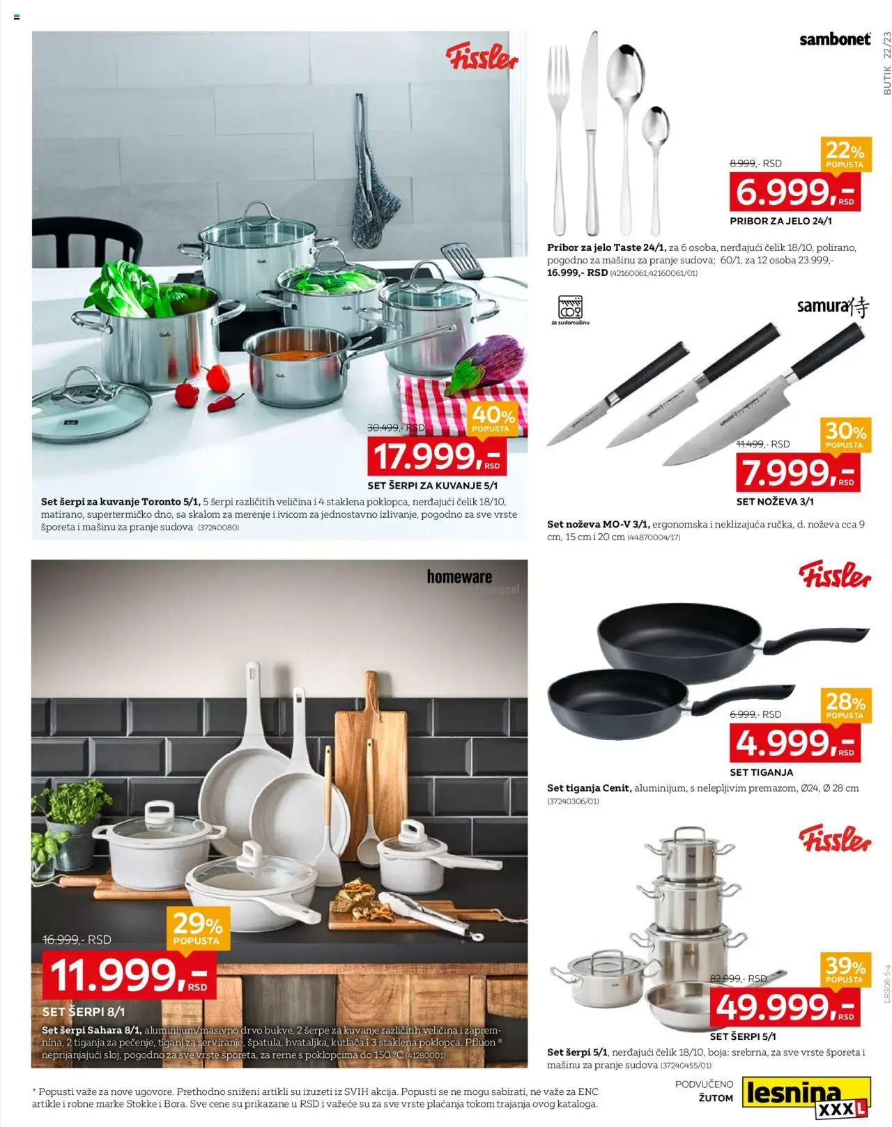 Lesnina XXXL katalog - važi od 04.08.2025 | Strana: 23 | Proizvode: Tiganj
