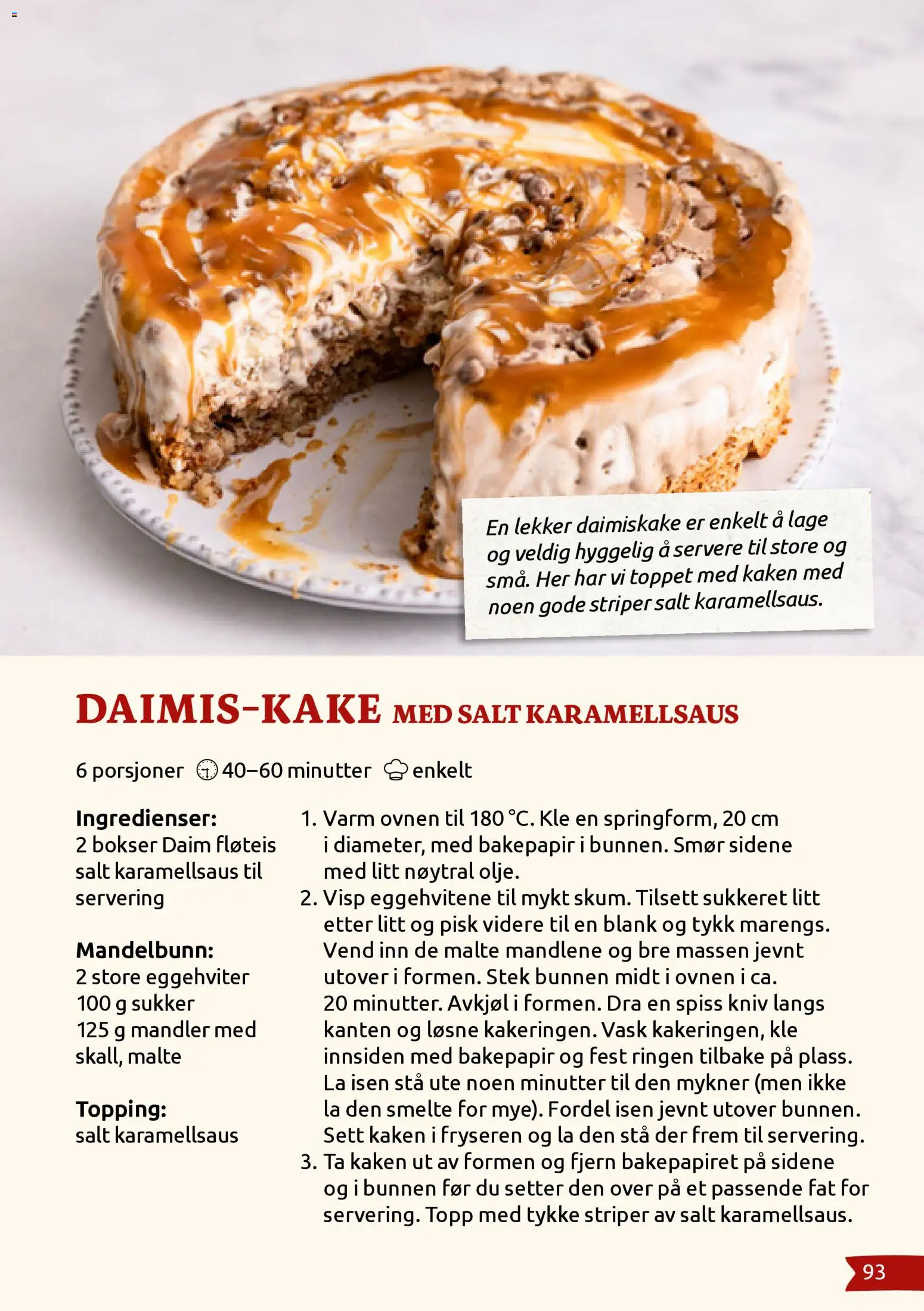 {H1} | Side: 93 | Produkter: Sukker, Суміш дитяча, Strandväska, Mandler