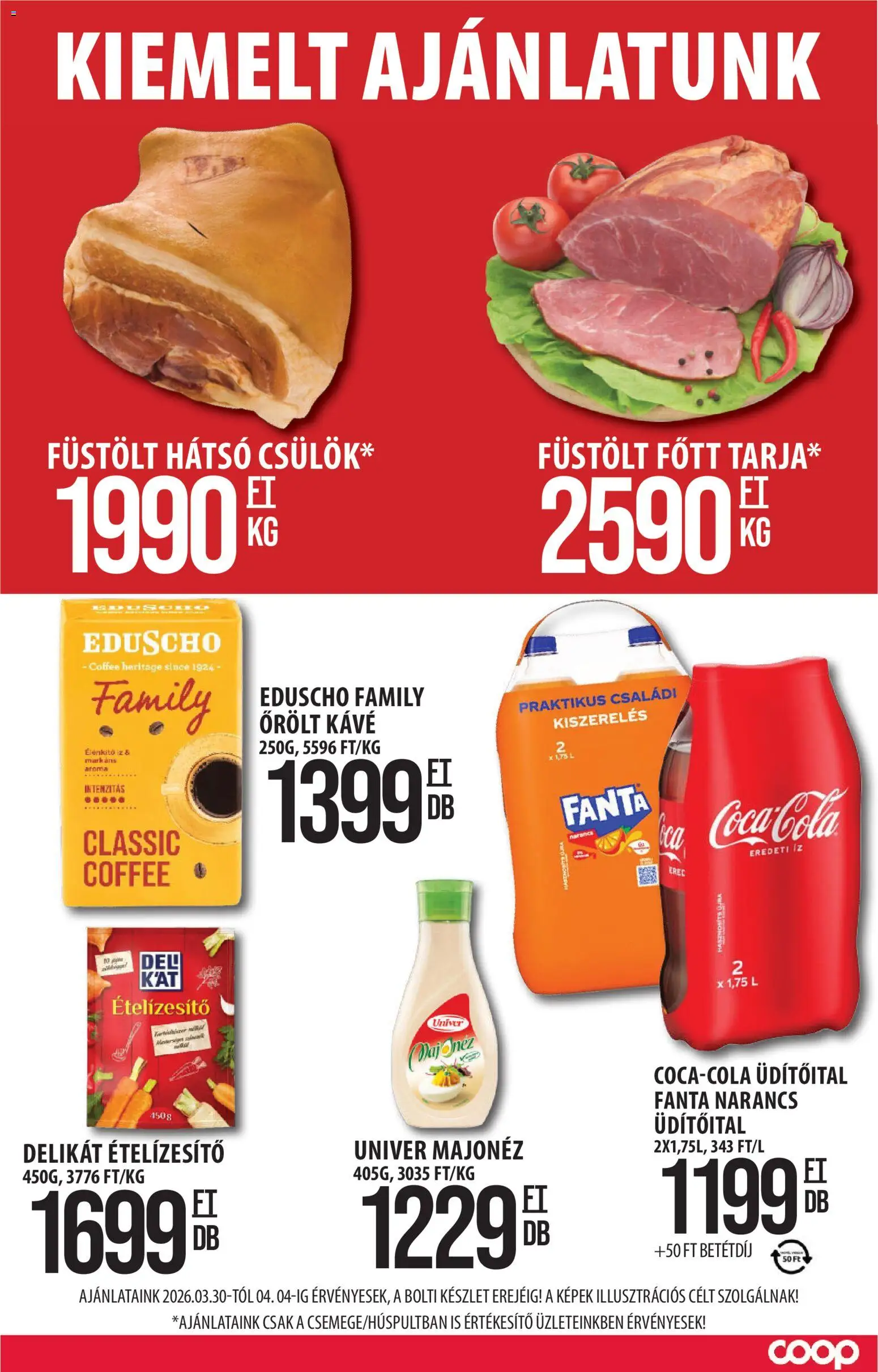 COOP Szolnok Akciós Újság 2026.03.30.-tól/töl - fantasztikus ajánlatokat! 🛍️ | Magyarország