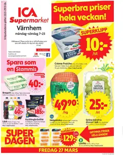 ICA Supermarket - Malmö - Förhandsvisning av reklamblad från butik ICA Supermarket aktuell från 23.03.2026