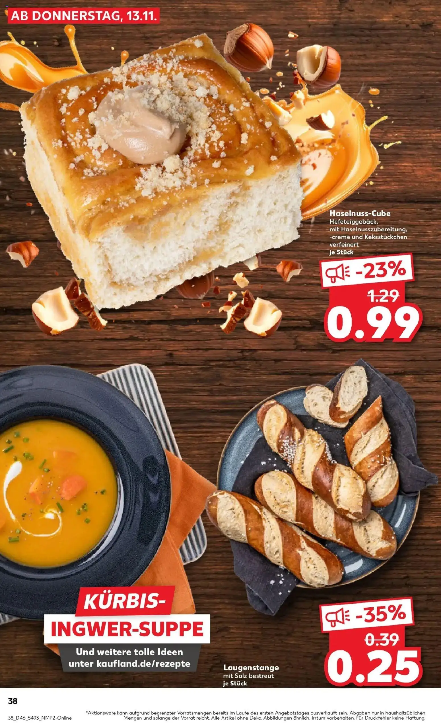 Kaufland prospekt Neu-Ulm	 – gültig ab 13.11.2025 | Seite: 38 | Produkte: Creme, Salz, Kürbis