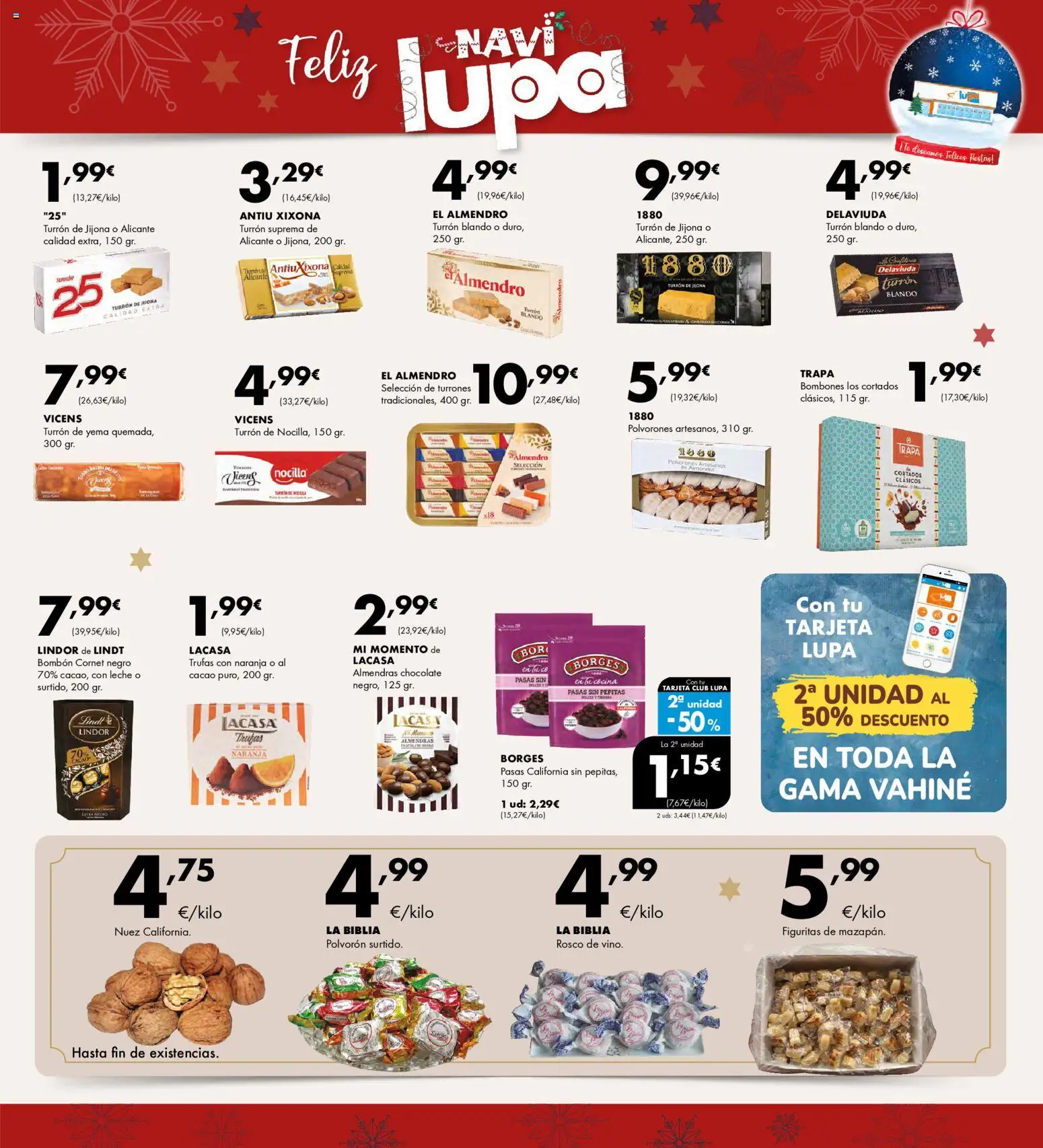 Lupa Supermercados folleto │ válido desde el 18.12.2025 | Página: 9 | Productos: Leche, Chocolate, Κεραία, Φρυγανιές σικάλεως