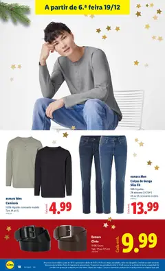 Pré-visualização esmara Men Camisola, 100% Algodão consoante modelo Tam. M ao XL válido de 15.12.2025 | Página: 18