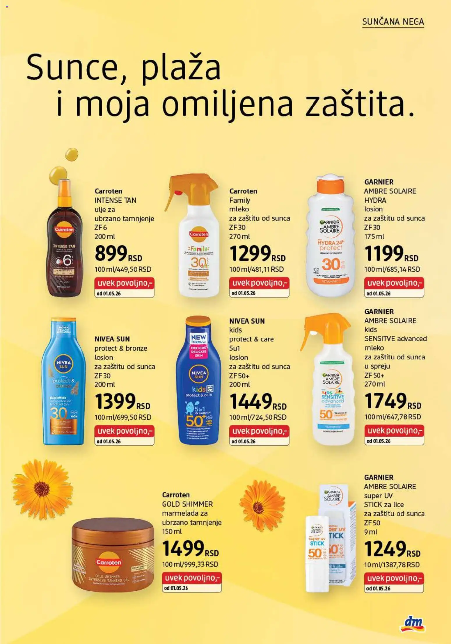 DM Drogerie katalog - važi od 01.05.2026 | Strana: 27 | Proizvode: Garnier, Nivea, Mleko, Ulje