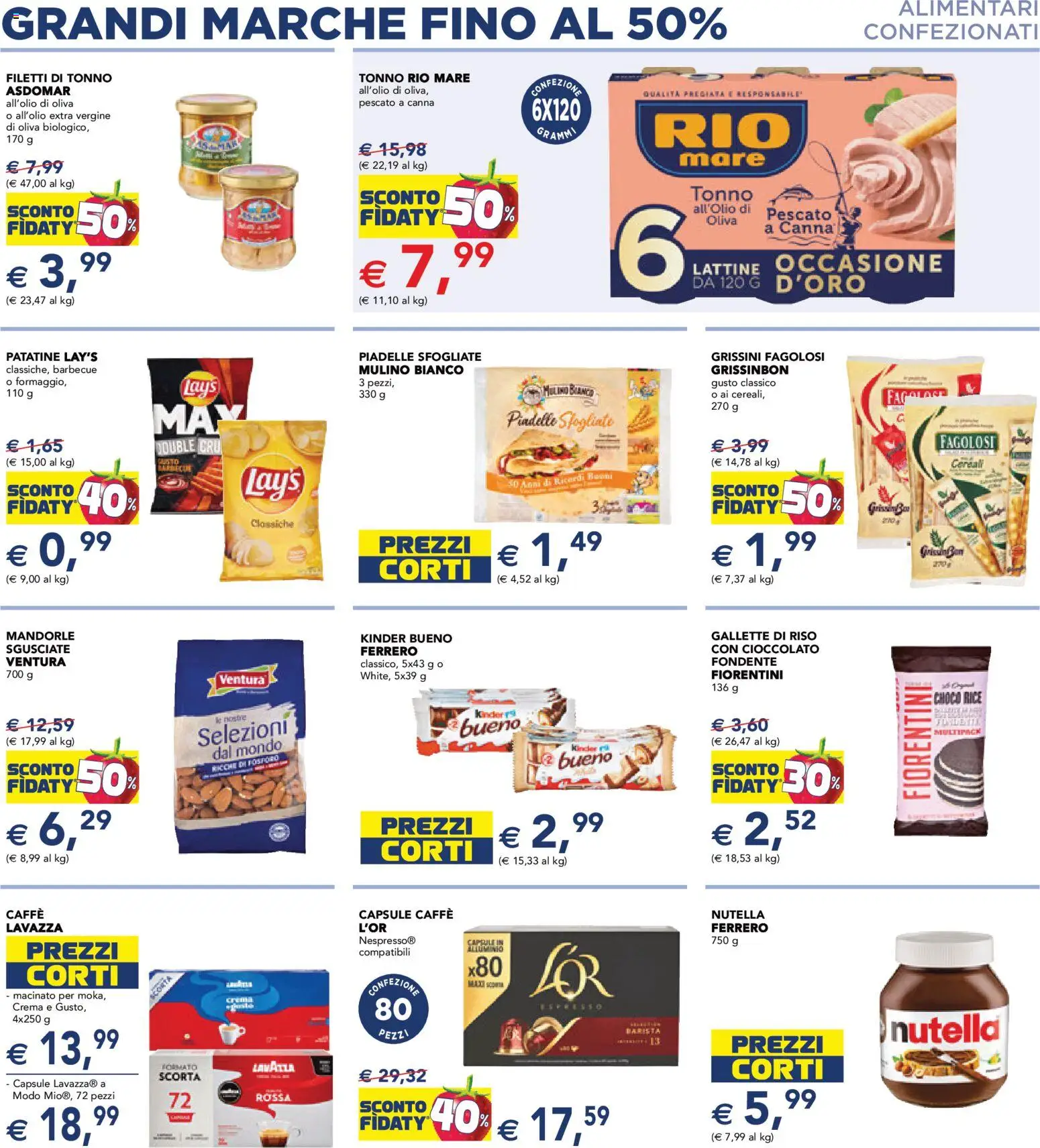 Volantino Esselunga S del 08.04.2026 | Pagina: 7 | Prodotti: Cioccolato, Riso, Patatine, Barbecue