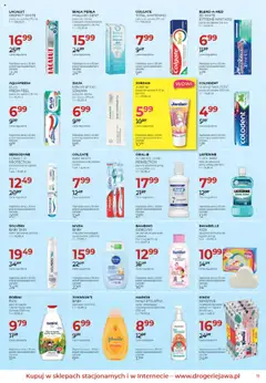 Pogląd oferty "Jawa Gazetka" - ważna od 03.10.2025 | Strona: 11 | Produkty: Płyn do kąpieli, Szampon, Pasta do zębów, Krem do twarzy