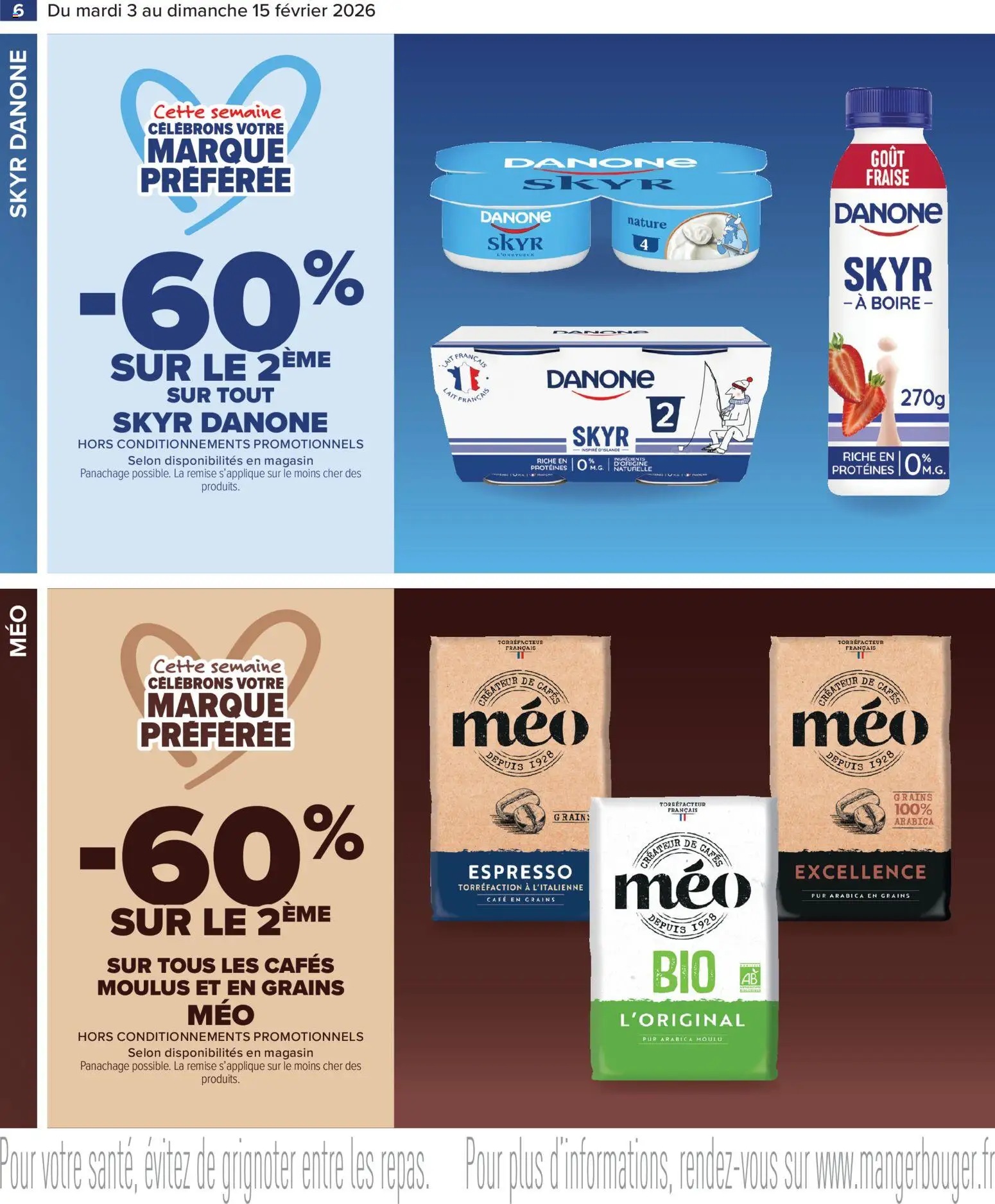 {H1} | Page: 8 | Produits: Fraise, Café en grains, Lait, Skyr