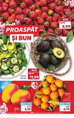 Ofertele Kaufland valabile de la 08.04.2026 | Pagină: 6 | Produse: Portocale, Avocado, Mango