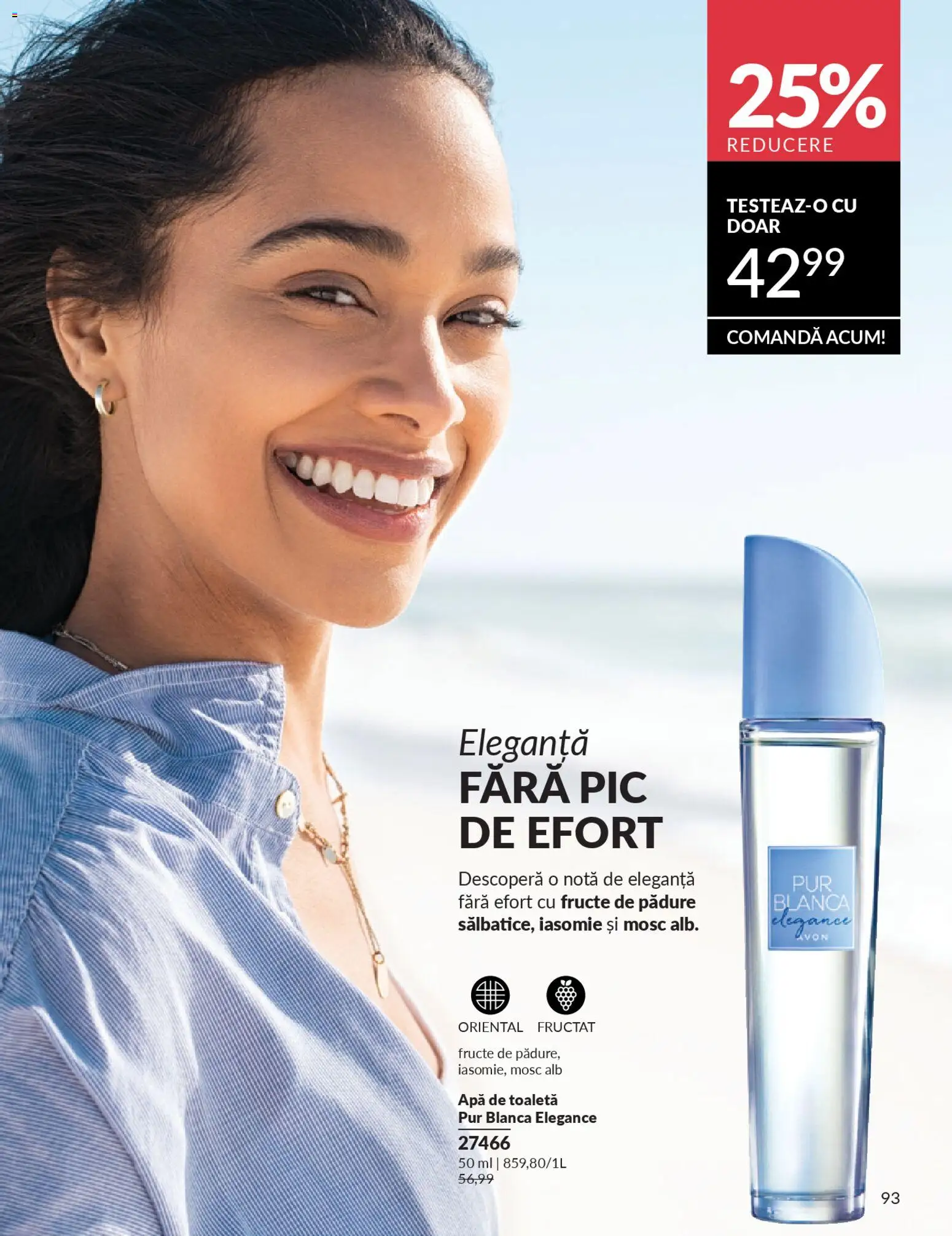 Noul catalog Avon – valabil de la 01.04.2026 | Pagină: 95 | Produse: Toaletă, Apă de toaletă, Apă, Fructe