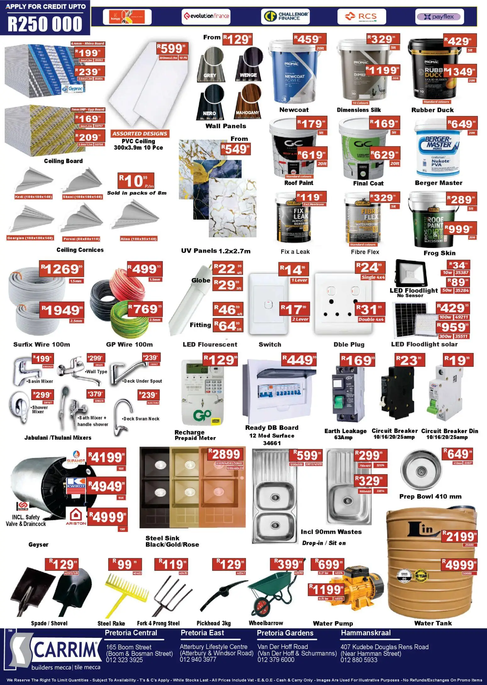 New K. Carrim catalogue – valid from 25.04.2026 | Page: 2 | Products: Coat, Globe, Spade, Water