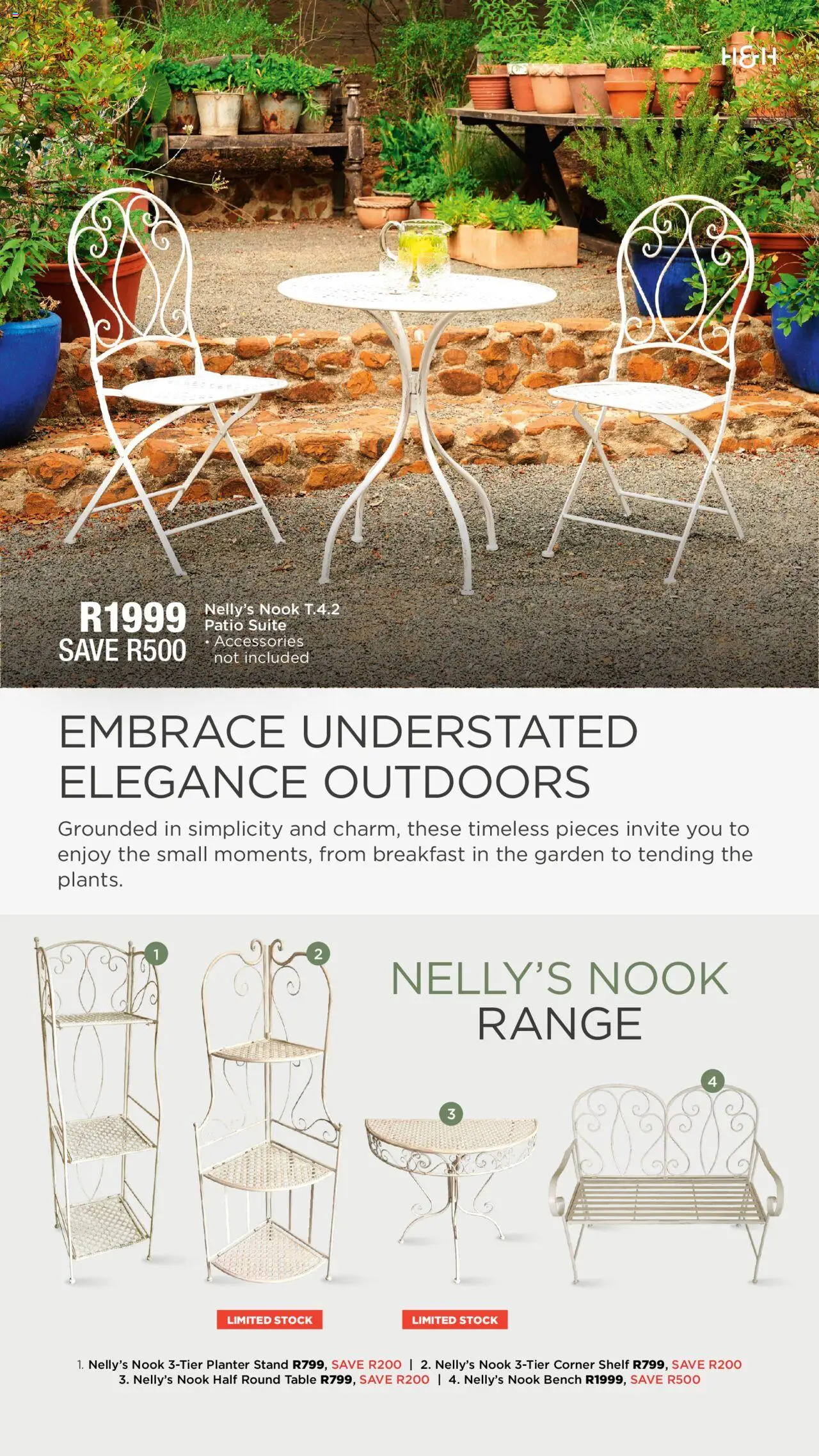 House and Home - Patio Catalogue │ valid from 11.08.2025 | Page: 9 | Products: Shelf, Table, Stock