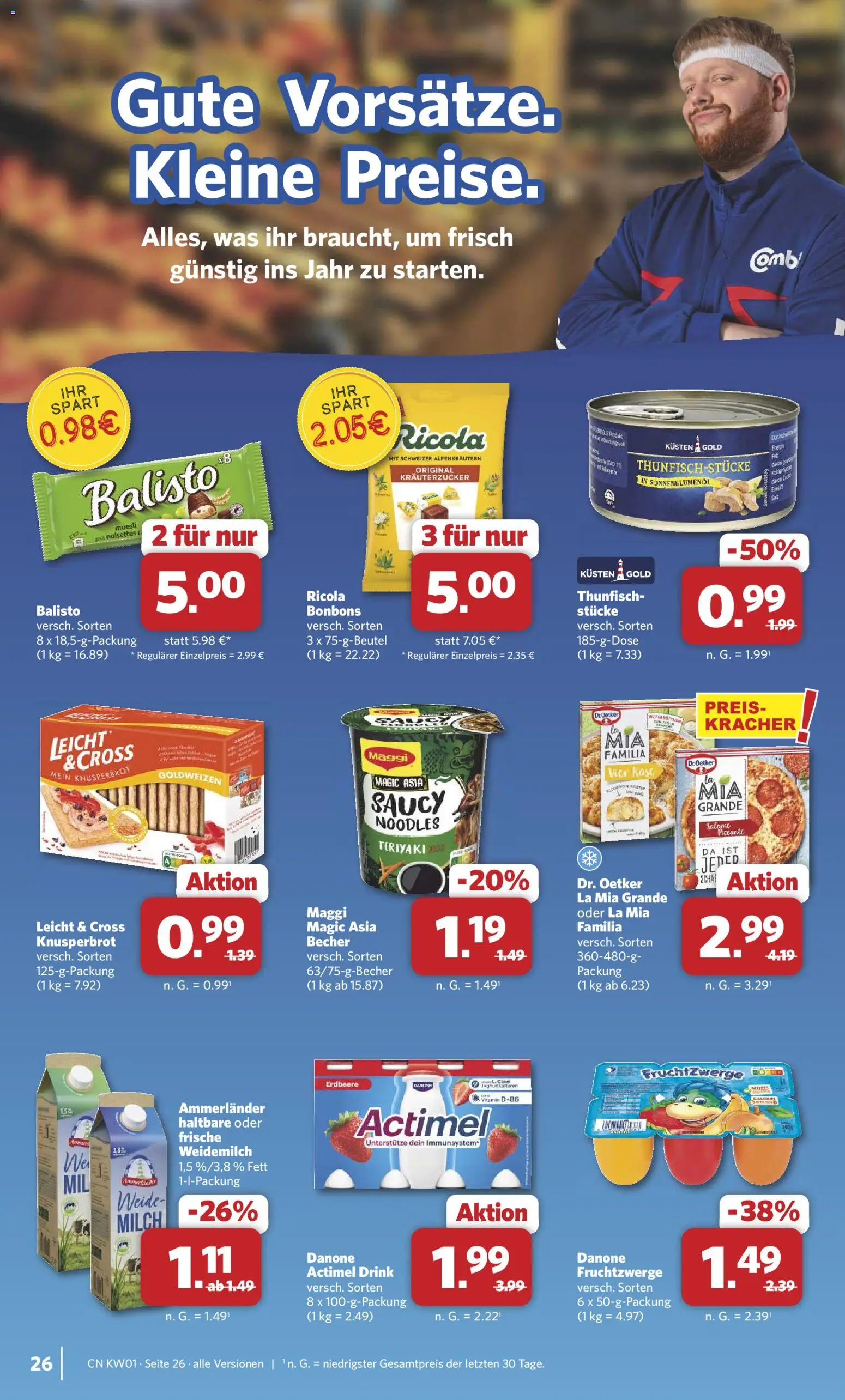 Combi Prospekt 	 – gültig ab 29.12.2025 | Seite: 28 | Produkte: Maggi, Thunfisch, Fruchtzwerge, Sonnenblumenol
