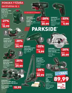 Kaufland leták platný od 15.01.2026 | Strana: 66 | Produkty: Pás, Aku skrutkovač, Svetlo, Skrutkovač