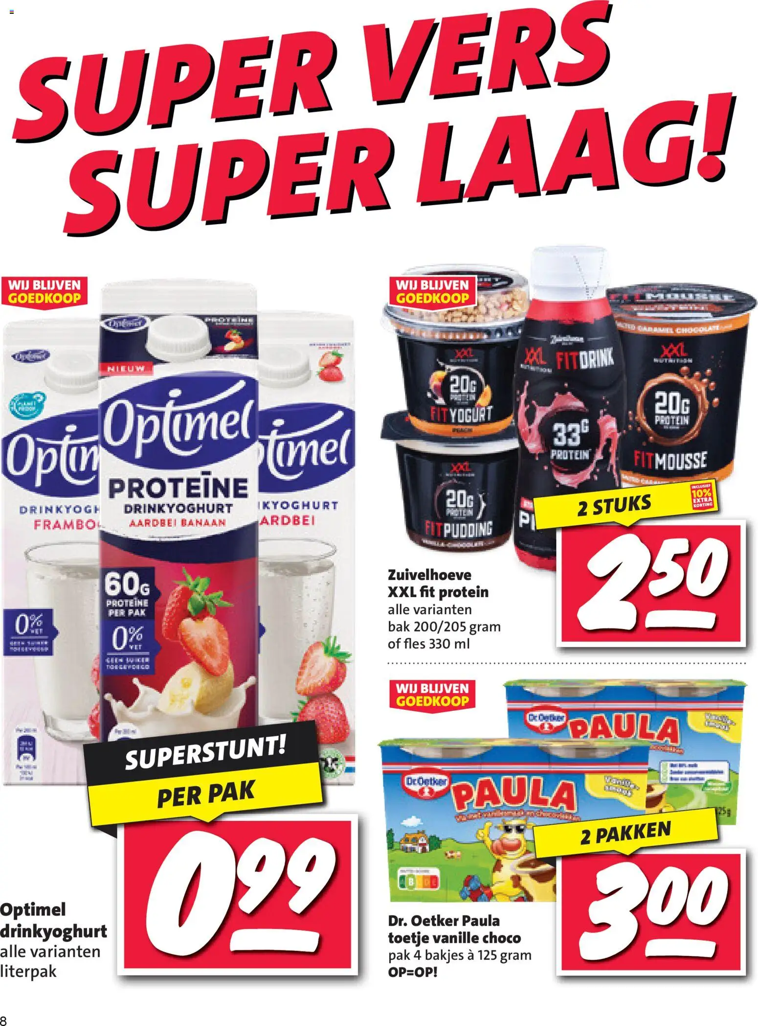 {H1} | Pagina: 8 | Producten: Fles, Pavilon, Banaan, Aardbei