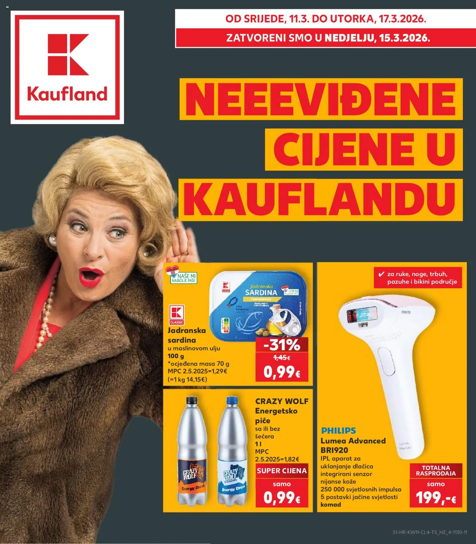 Kaufland katalog | vrijedi od 11.03.2026 | Stranica: 1 | Proizvodi: Sardina