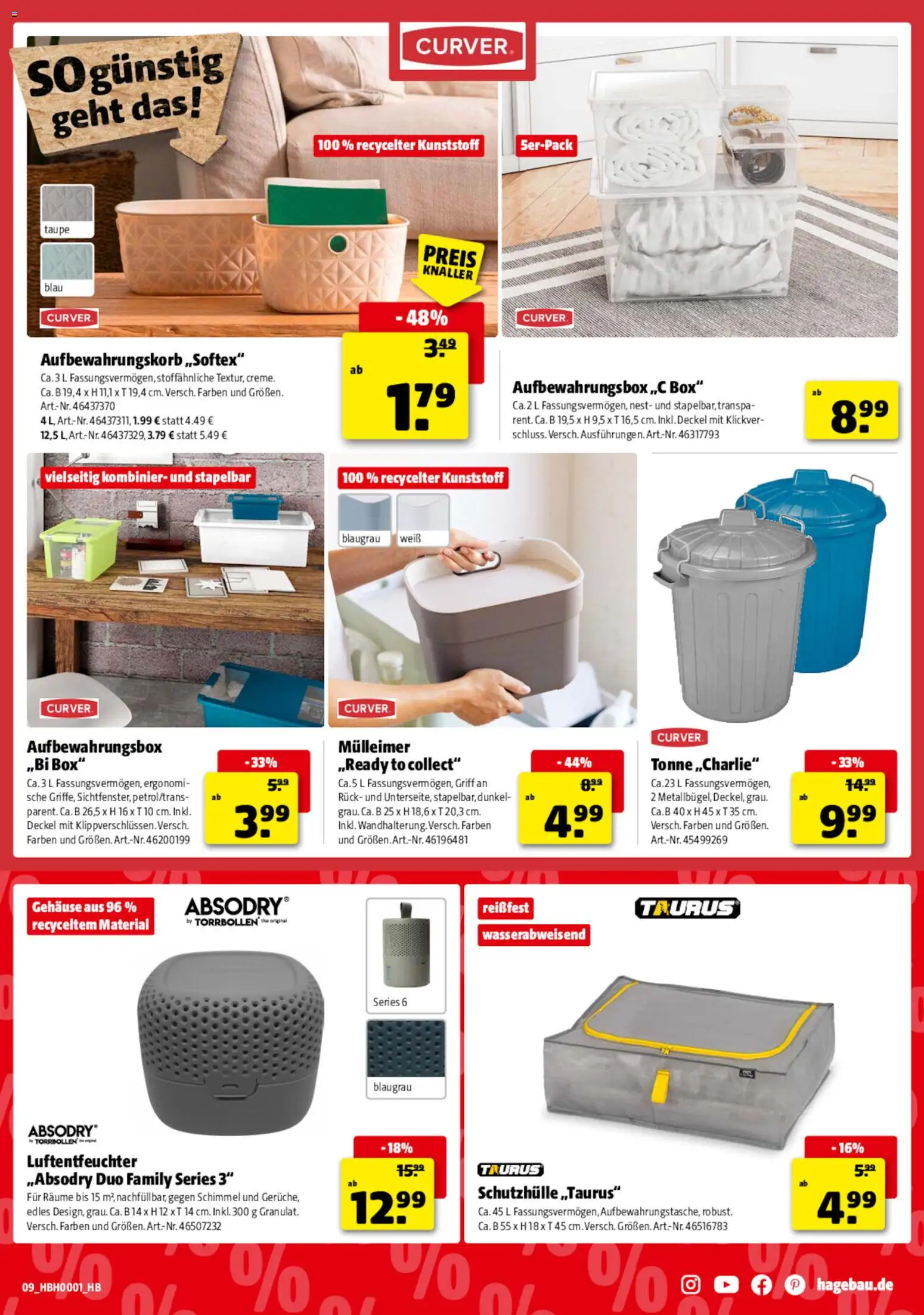 Hagebau Prospekt 	 – gültig ab 03.01.2026 | Seite: 9 | Produkte: Box