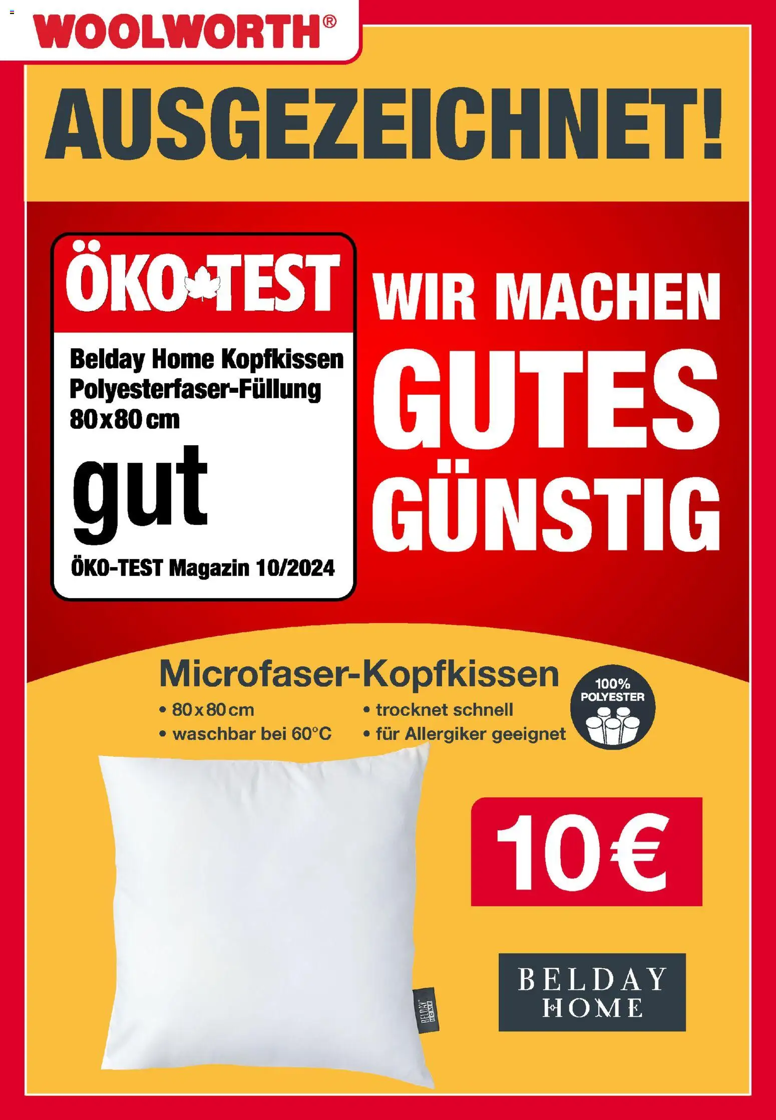 Woolworth Prospekt 	 – gültig ab 08.12.2025 | Seite: 41 | Produkte: Kopfkissen