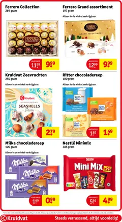 Ritter chocoladereep, 100 gram, Alleen in de winkel verkrijgbaar. - Voorbeeld van een folder van Kruidvat, geldig van 04.11.2025 | Pagina: 52