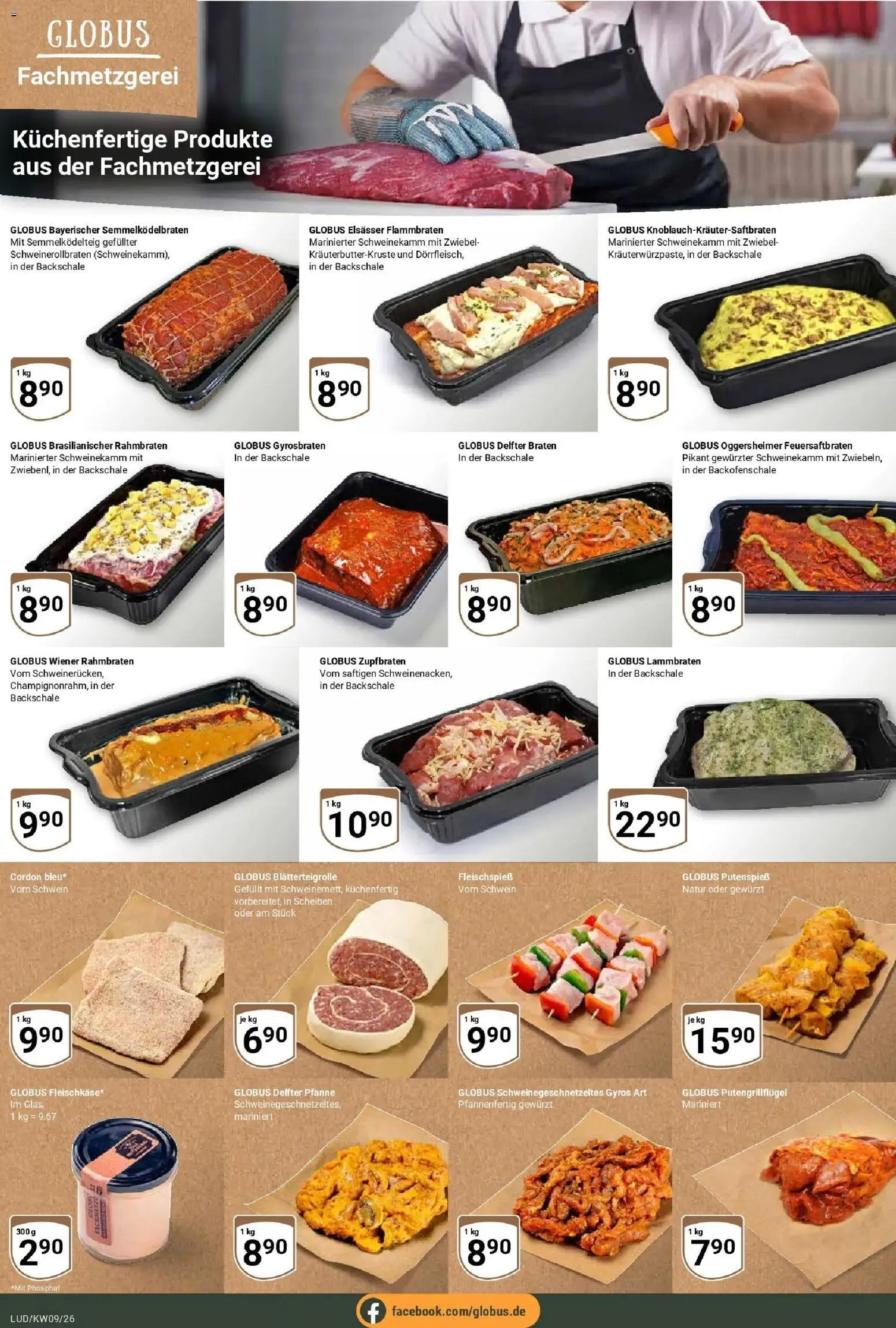 Globus Prospekt Ludwigshafen-Oggersheim – gültig ab 23.02.2026 | Seite: 9 | Produkte: Gyros