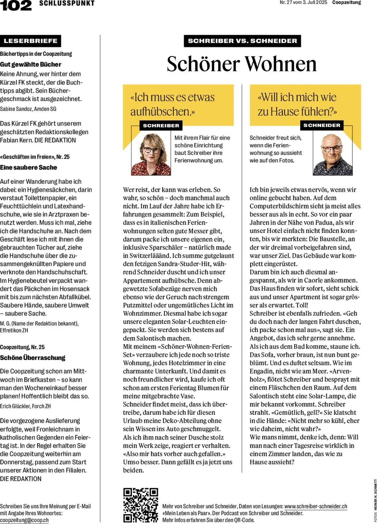 Coop Magazin ab 03.07.2025 | Seite: 102 | Produkte: Bad, Dusche, Handschuhe