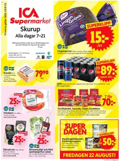 ICA Supermarket - Skurup - Förhandsvisning av reklamblad från butik ICA Supermarket aktuell från 18.08.2025