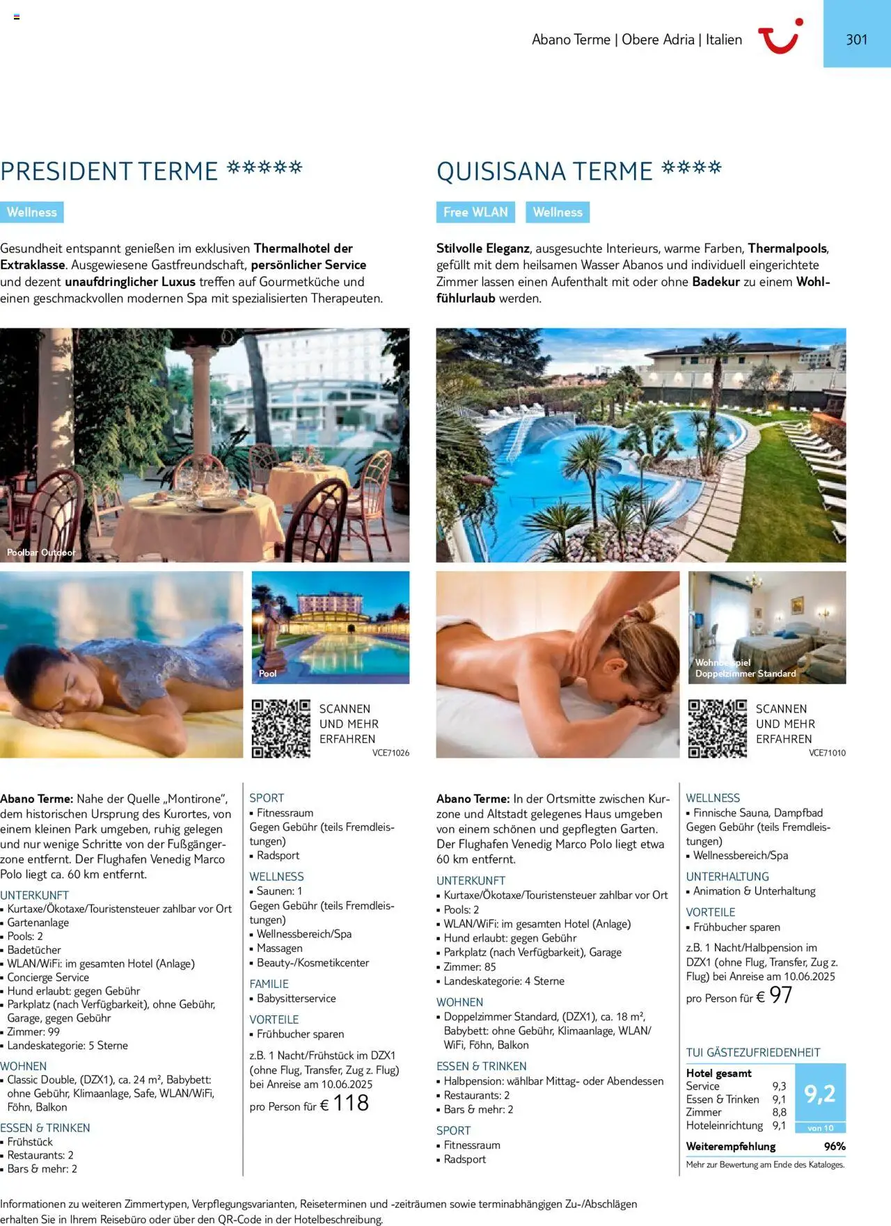 Aida - Urlaub mit eigener Anreise 2025/26 – gültig ab 01.11.2024 | Seite: 301 | Produkte: Babybett, Wasser