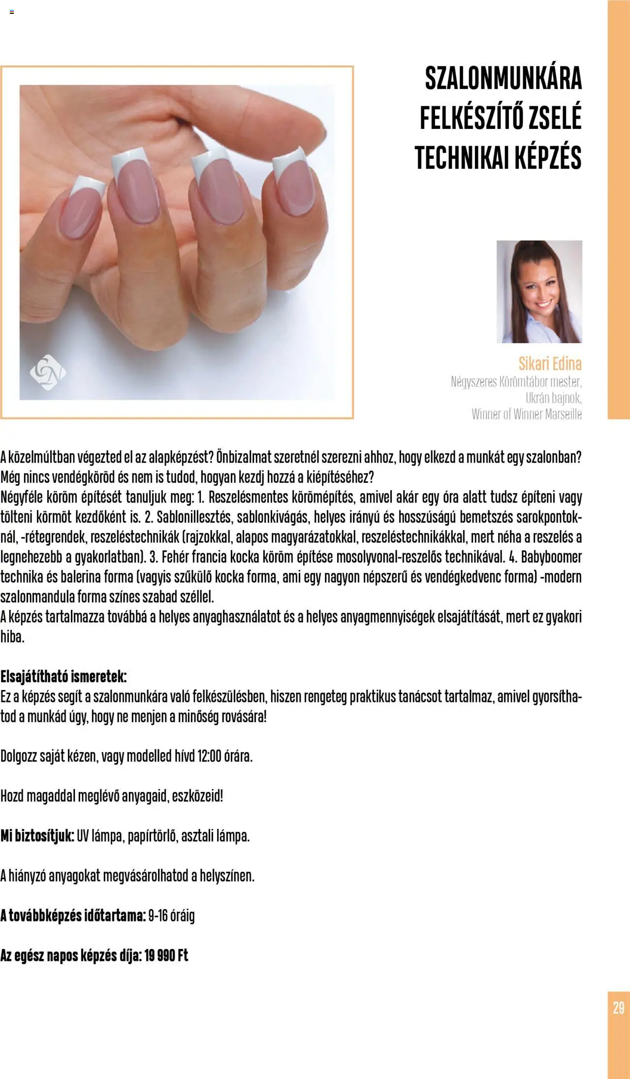 Crystal Nails akciós ujság - amely érvényes a következő dátumtól: 01.06.2025 | Oldal: 29 | Termékek: Óra