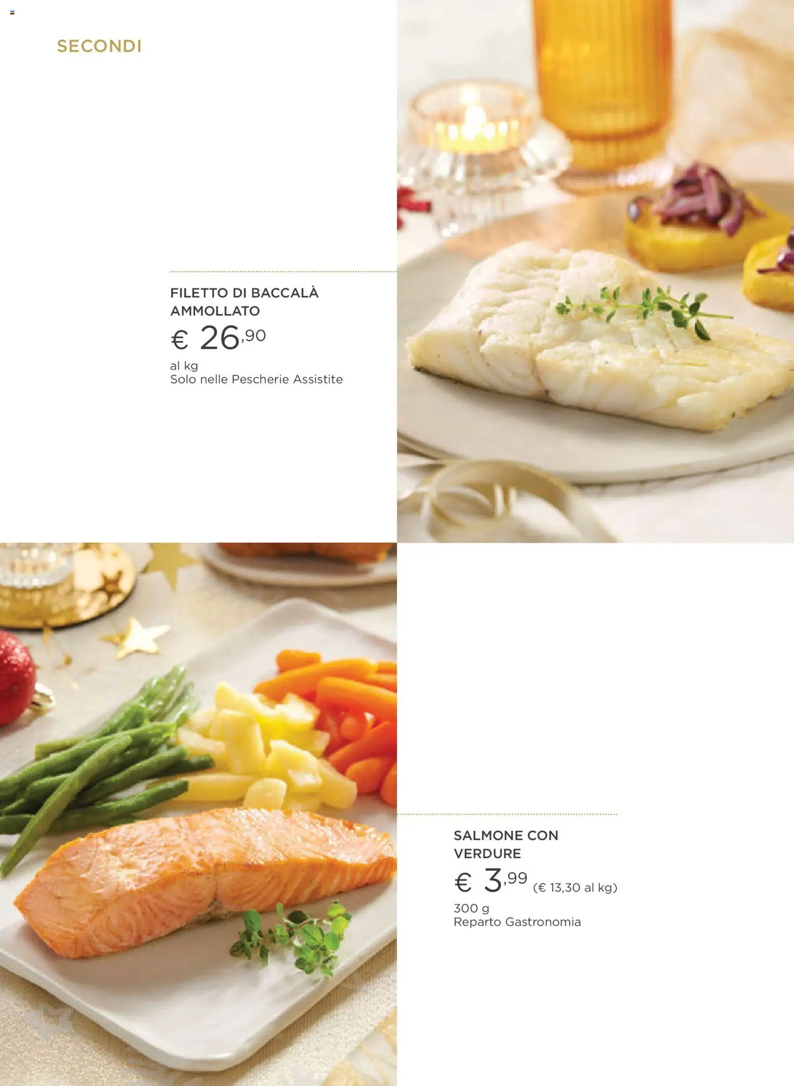 Volantino Esselunga S del 01.12.2025 | Pagina: 36 | Prodotti: Salmone, Verdure