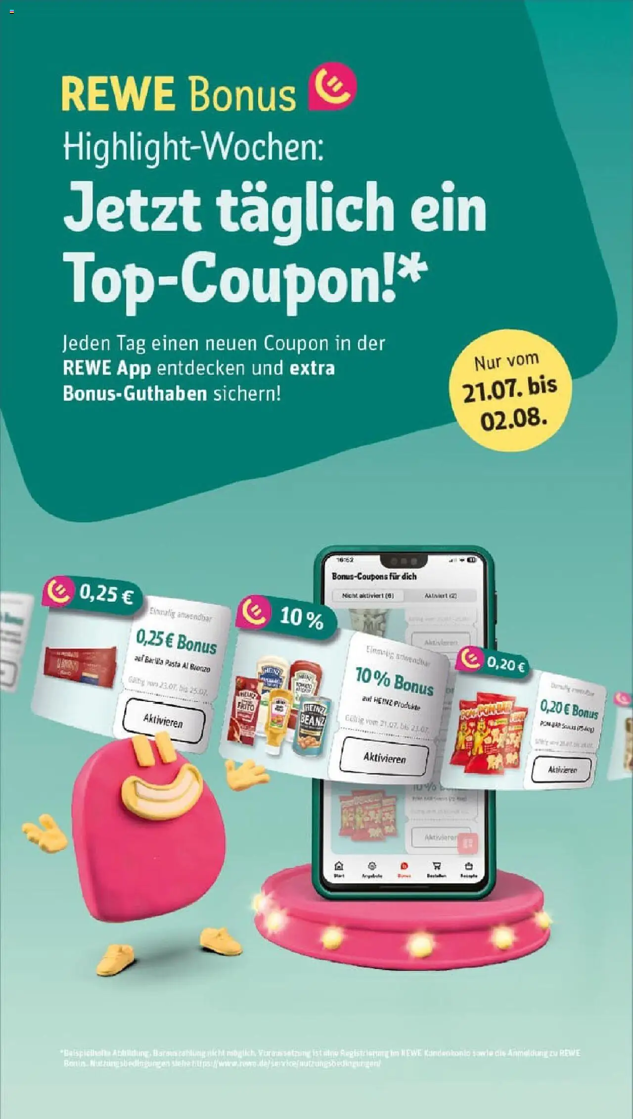 Rewe prospekt Erlangen	 - gültig ab dem 20.07.2025 | Seite: 3 | Produkte: Barilla, POM-BÄR, Pasta