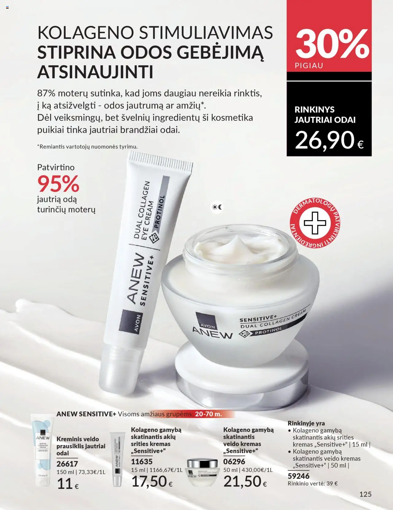 AVON akcijos nuo 01.10.2025 | Puslapis: 125 | Prekių: Kremas, Prausiklis