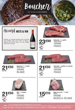 Monoprix - Prévisualisation de Monoprix catalogue valide à partir de 16.12.2025 | Page: 24 | Produits: Agneau, Entrecôte, Rumsteck, Viande bovine