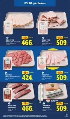 Lidl akciós újság - amely érvényes a következő dátumtól: 19.03.2026 | Oldal: 33