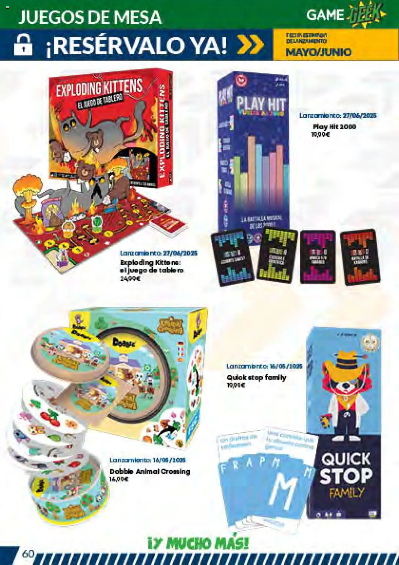 Game - Folleto │ válido desde el 20.05.2025 | Página: 60 | Productos: Juegos de mesa, Mesa