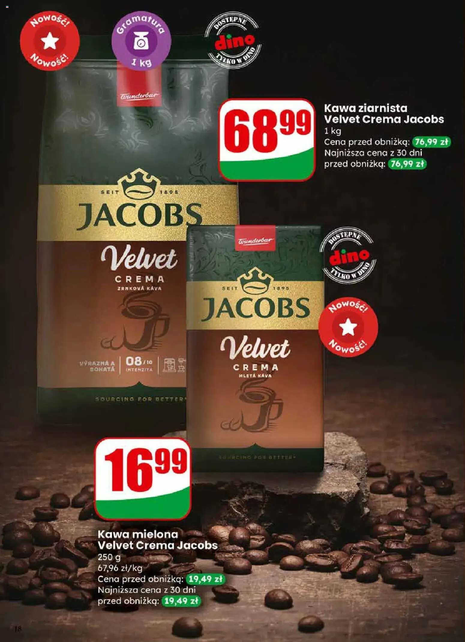 Dino Gazetka od 10.12.2025 | Strona: 18 | Produkty: Kawa ziarnista, Kawa