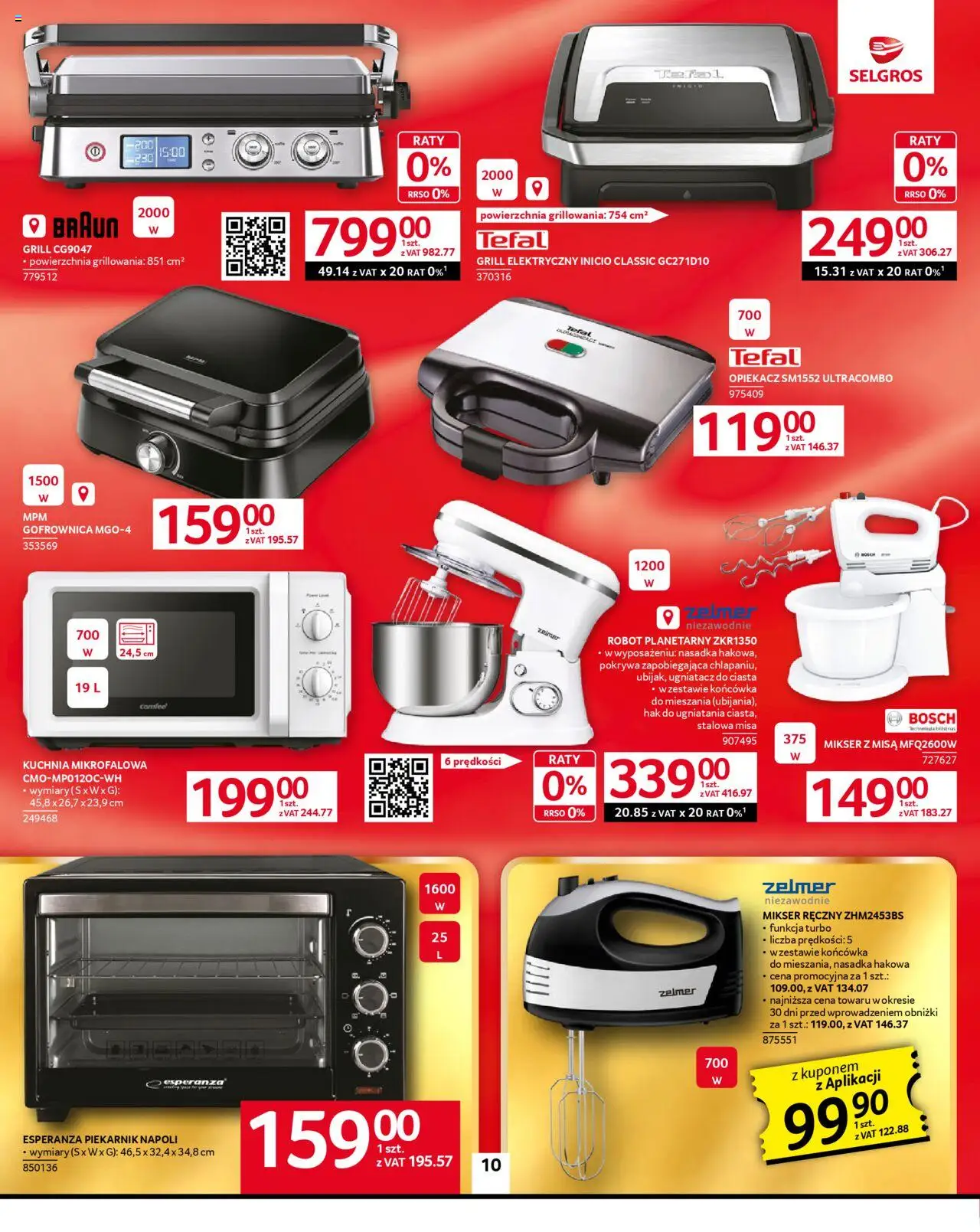 Selgros cash&carry Gazetka - Oferta przemysłowa od 11.09.2025 | Strona: 14 | Produkty: Piekarnik, Mikser, Robot, Opiekacz