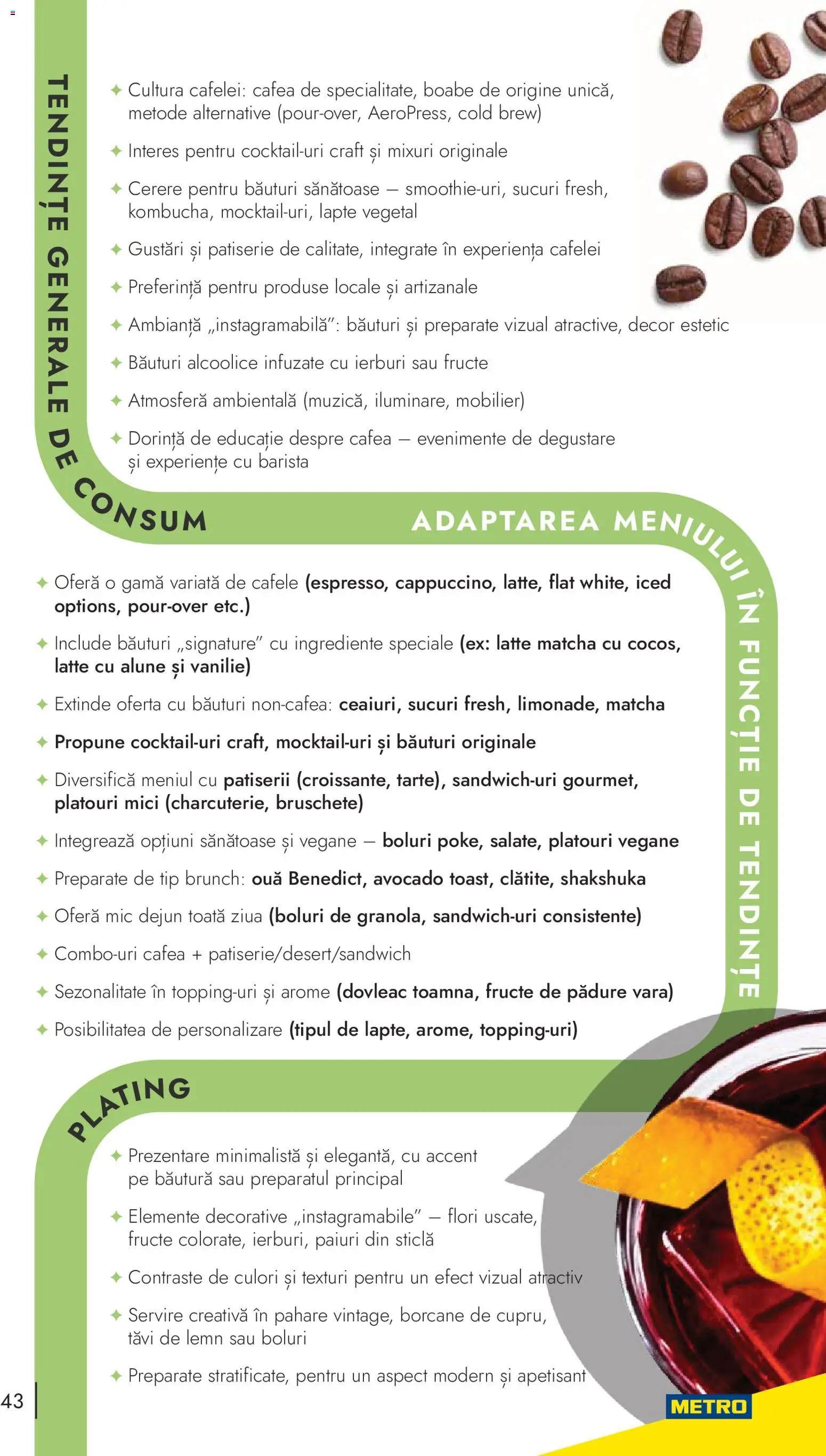 Noul catalog Metro – valabil de la 10.11.2025 | Pagină: 43 | Produse: Dovleac, Cafea, Avocado, Fructe