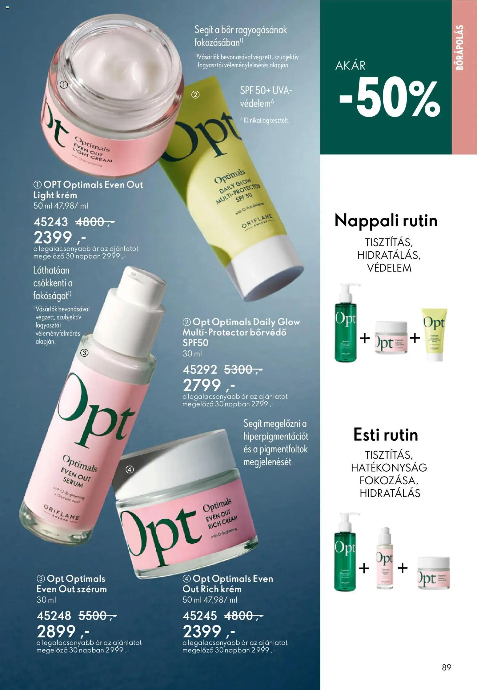 Oriflame akciós ujság - amely érvényes a következő dátumtól: 22.10.2025 | Oldal: 89 | Termékek: Bor