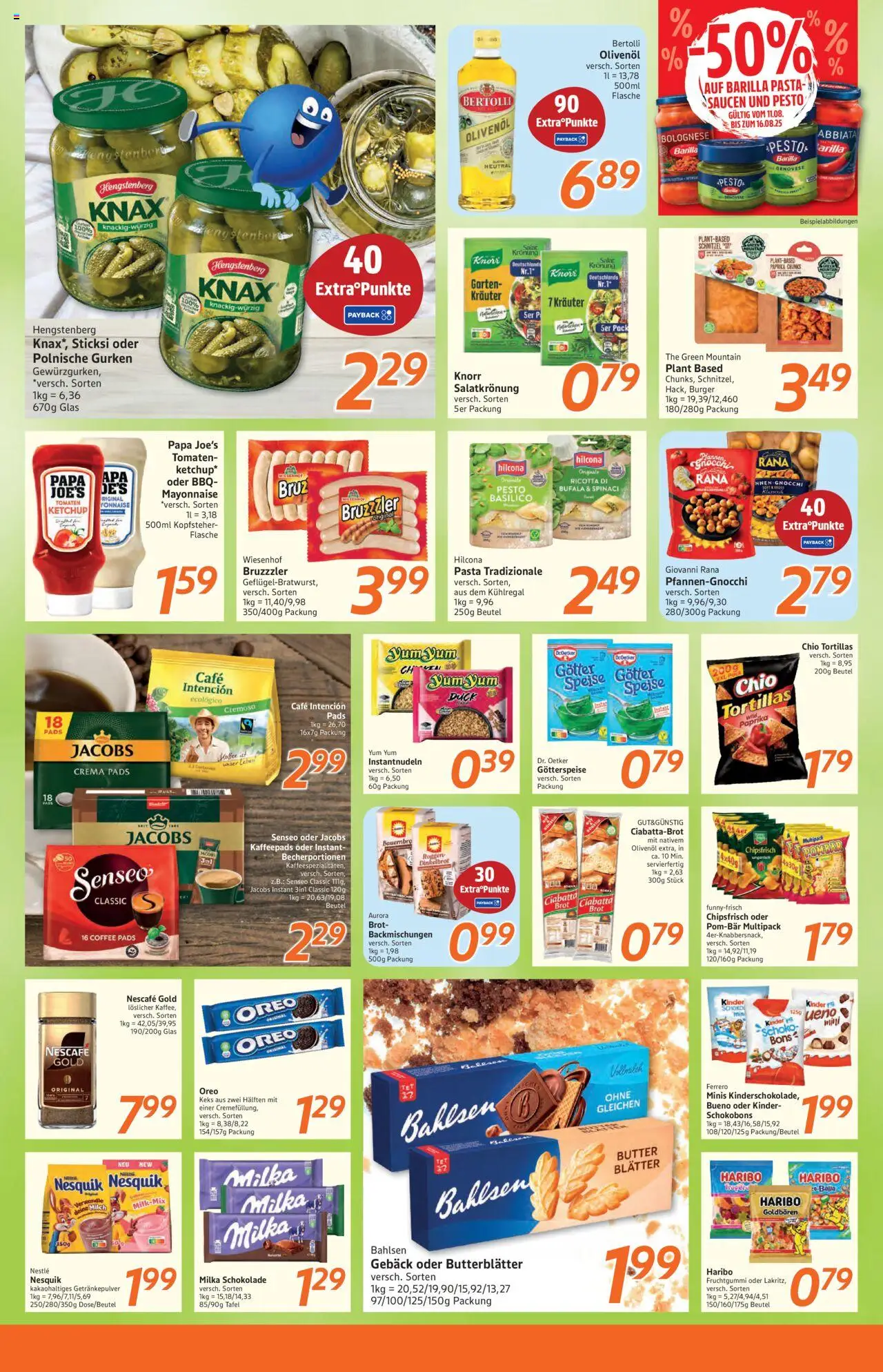 Inkoop Prospekt - gültig ab dem 11.08.2025 | Seite: 5 | Produkte: Barilla, Milka, Paprika, Pasta