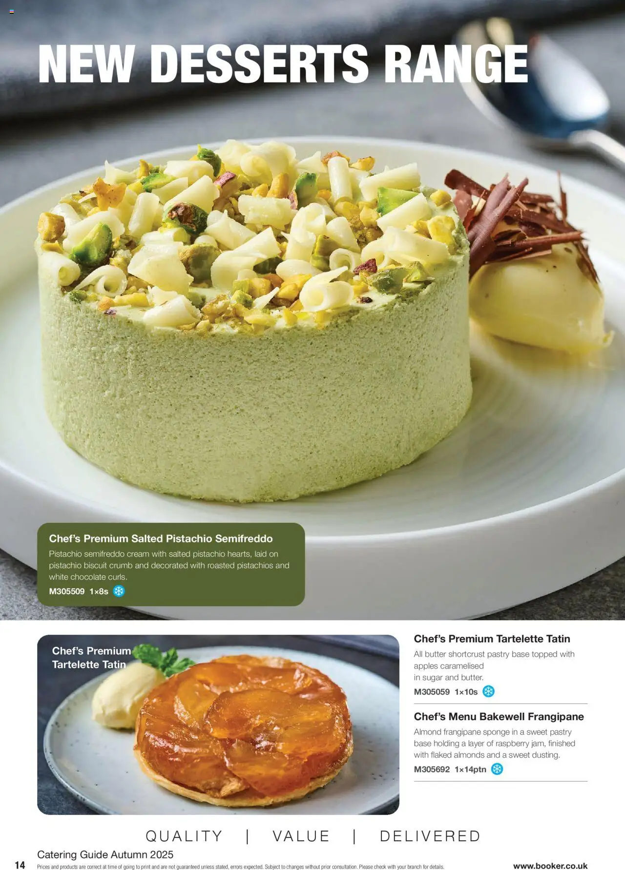 {H1} | Page: 14 | Products: Butter, Luges, Cream, Almonds
