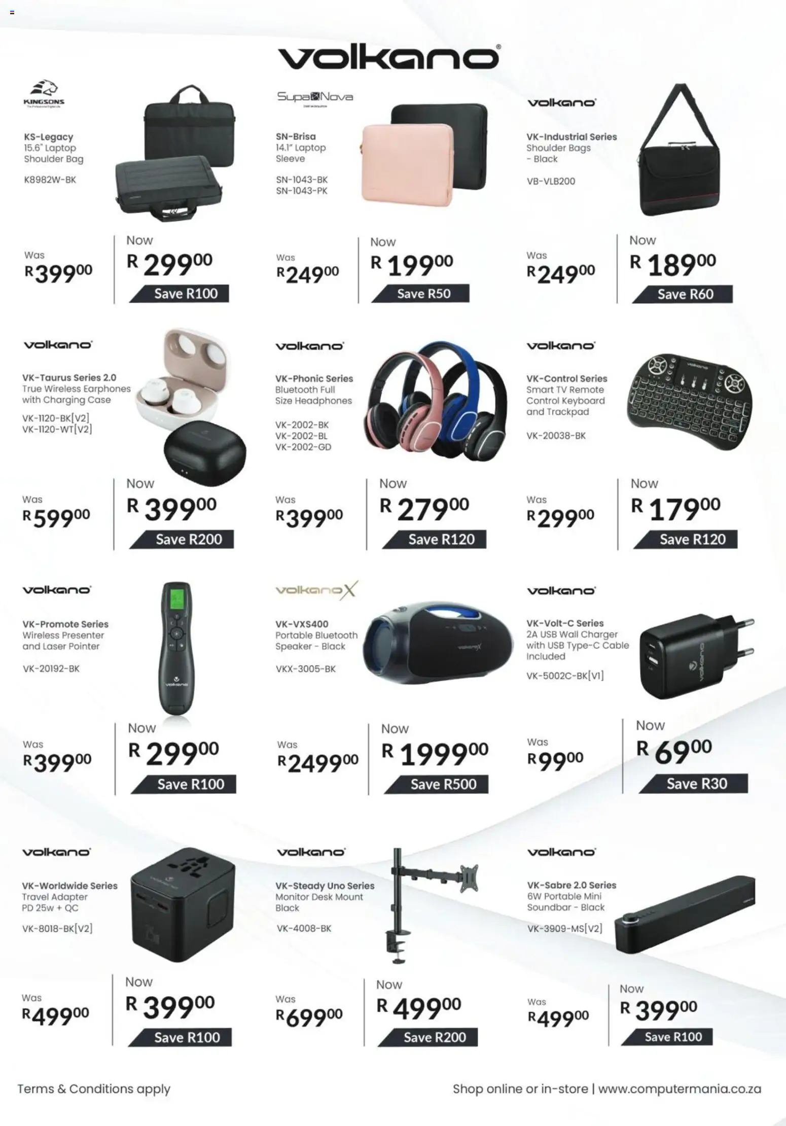 New Computer Mania catalogue – valid from 01.02.2026 | Page: 24 | Products: Cable, Case, Speaker, Charger
