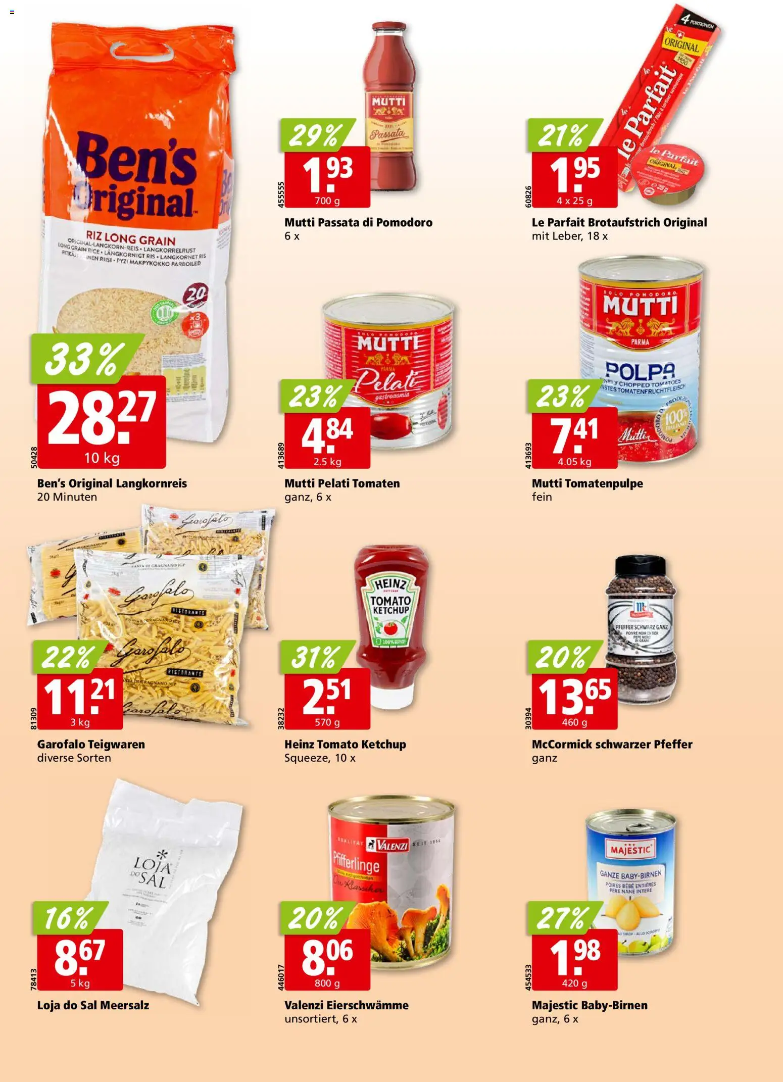 Aligro Aktionen – gültig ab 27.10.2025 | Seite: 26 | Produkte: Teigwaren, Tomaten, Ketchup, Pfeffer