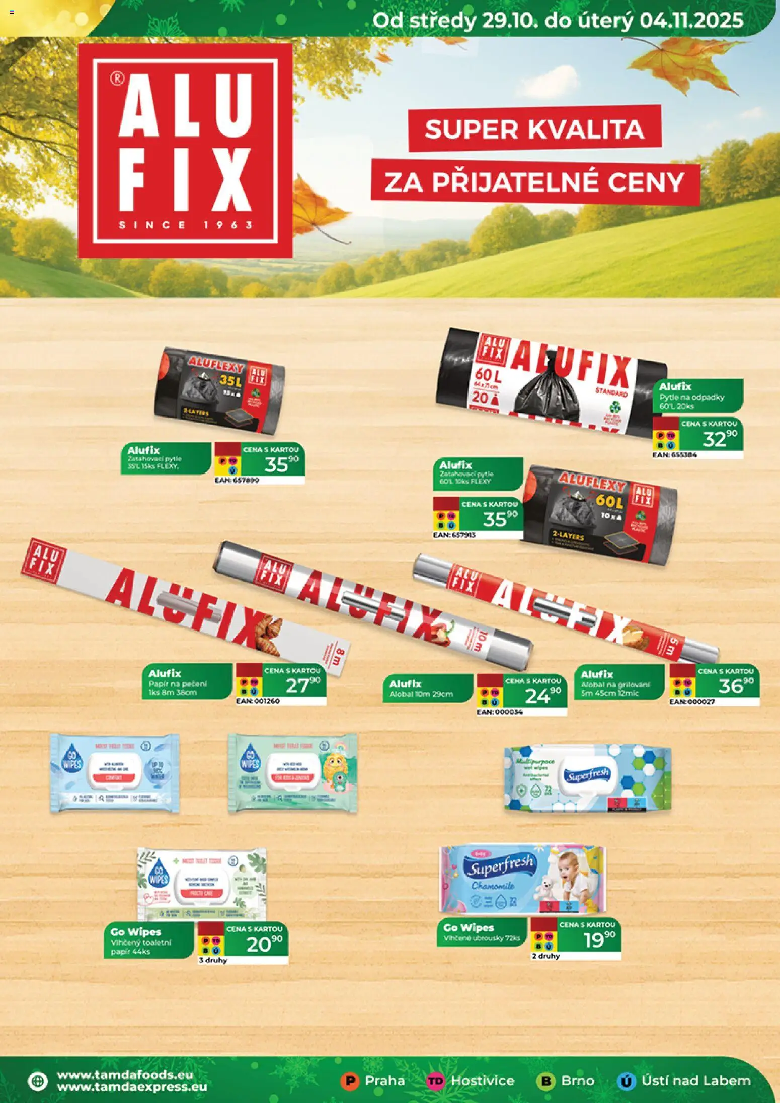 Tamda Foods leták od 29.10.2025 | Strana: 37 | Produkty: Grilování, Alobal, Papír na pečení, Pytle na odpadky