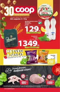 COOP - Újság Észak Kelet Pro-Coop Zrt - amely érvényes a következő dátumtól: 14.08.2025