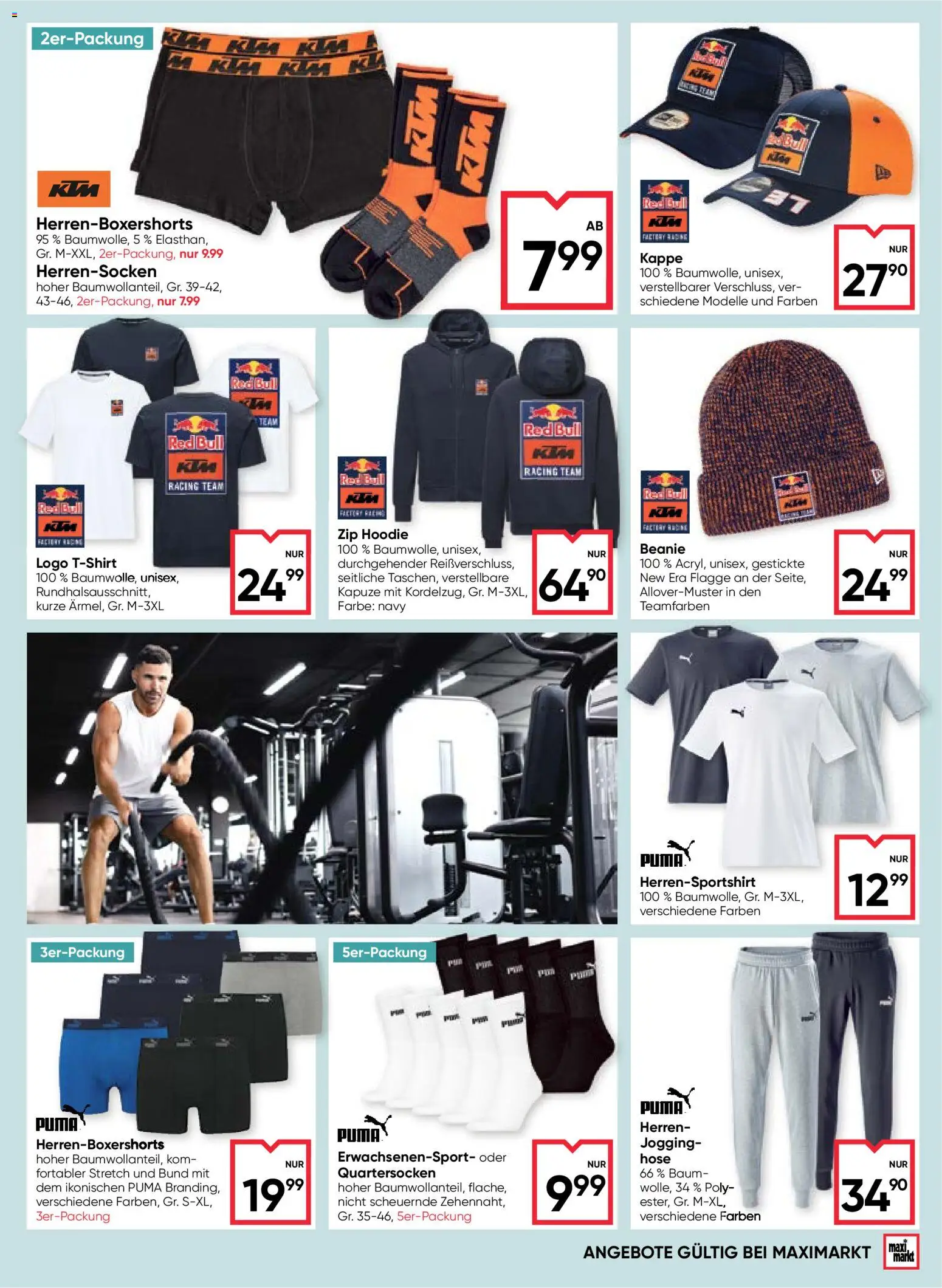 Maximarkt Flugblatt gültig ab 02.01.2026 | Seite: 19 | Produkte: Hose, Kappe