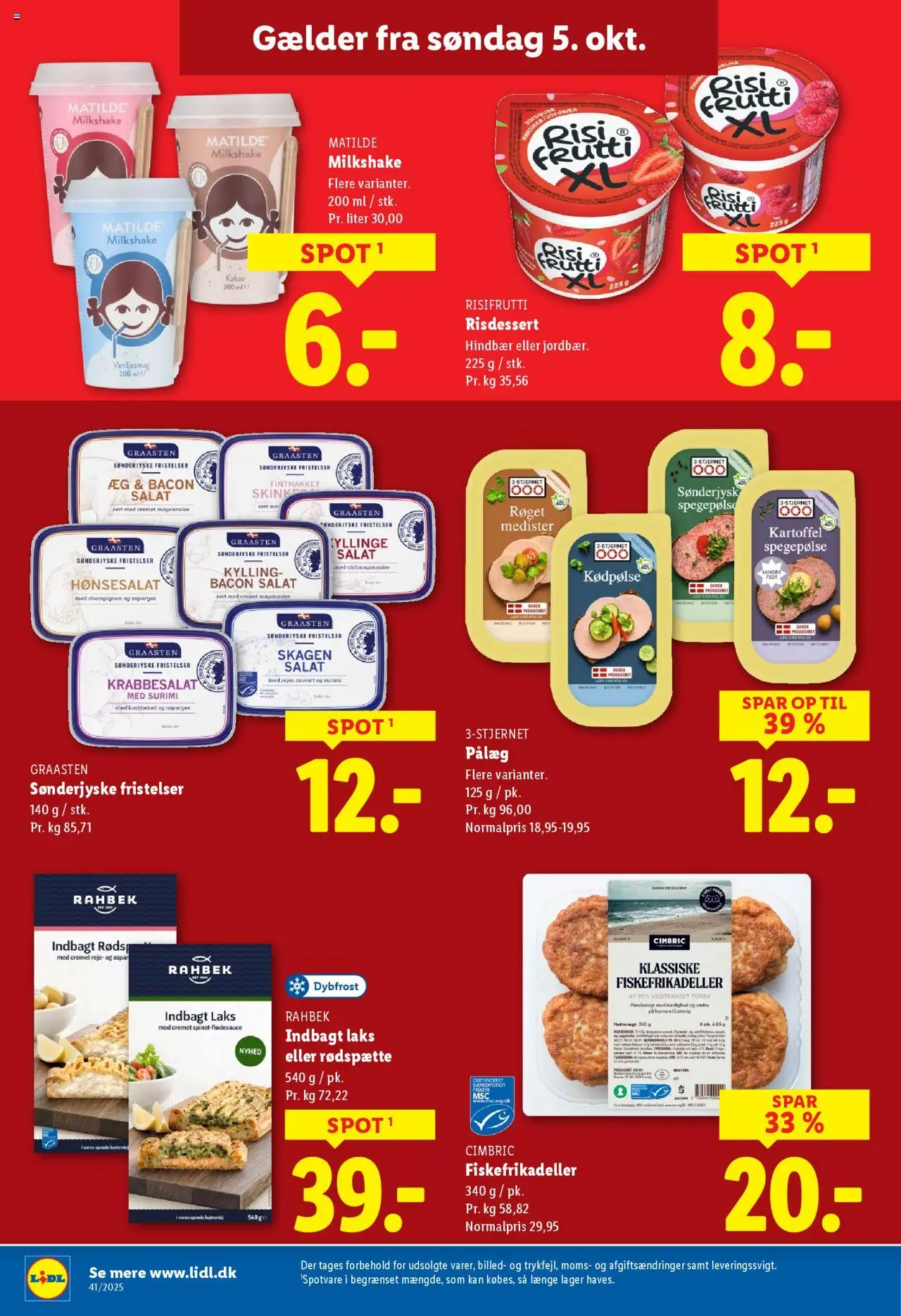 Lidl tilbudsavis – gyldig fra 05.10.2025 | Side: 5 | Produkter: Champignon, Æg, Spegepølse, Søm
