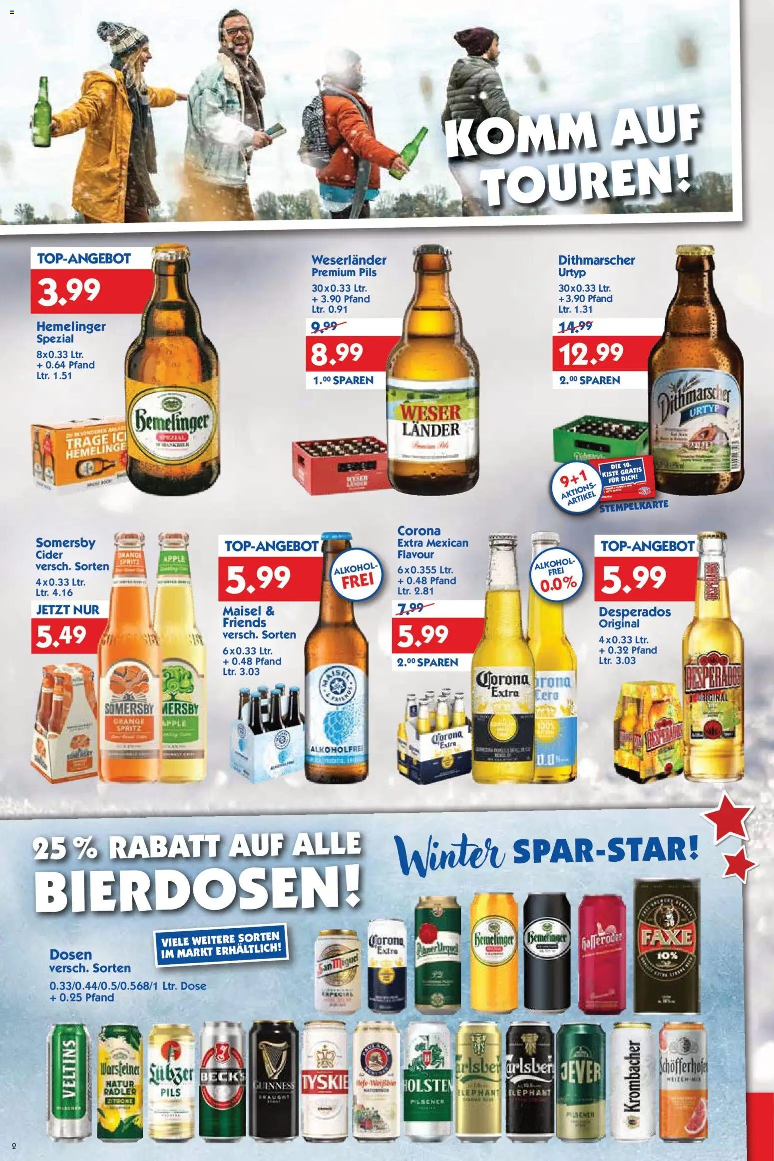 HOL’AB! Prospekt 	 – gültig ab 12.01.2026 | Seite: 2 | Produkte: Tyskie, Zitrone, Jever, Krombacher