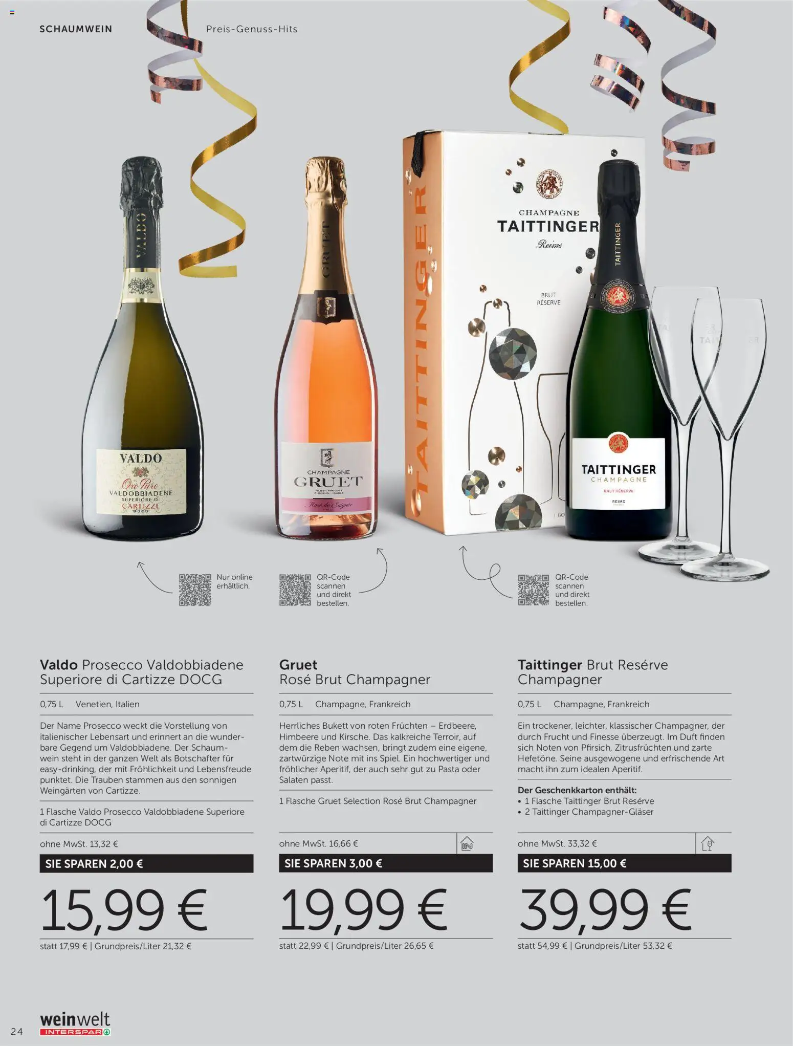 Interspar Geschenkewelt No2 gültig ab 20.11.2025 | Seite: 24 | Produkte: Pasta, Himbeere, Duft, Wein
