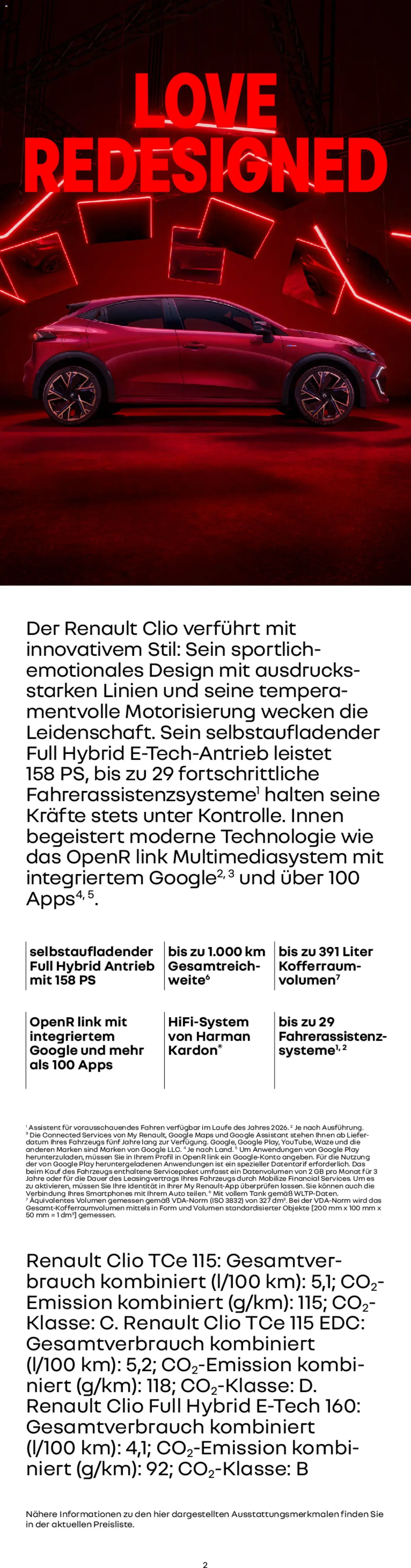 Renault Neuer Clio – gültig ab 01.10.2025 | Seite: 2 | Produkte: Smartphones