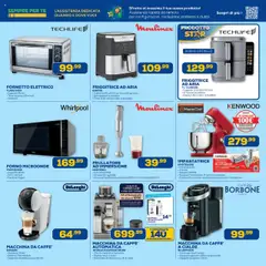 Anteprima del volantino Euronics Puglia catalogo valido a partire dal 09.10.2025 | Pagina: 10 | Prodotti: Microonde, Friggitrice ad aria, Caffè, Alluminio
